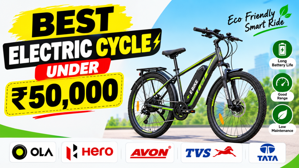 under 50000 electric cycle in india